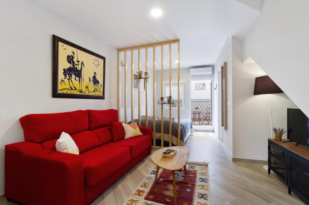 Barcelo 21, Parking On Request, Atico With Terrace & Studio With Patio, Center, Breakfast Included, Quite Neighborhood, Bc Málaga Exteriör bild